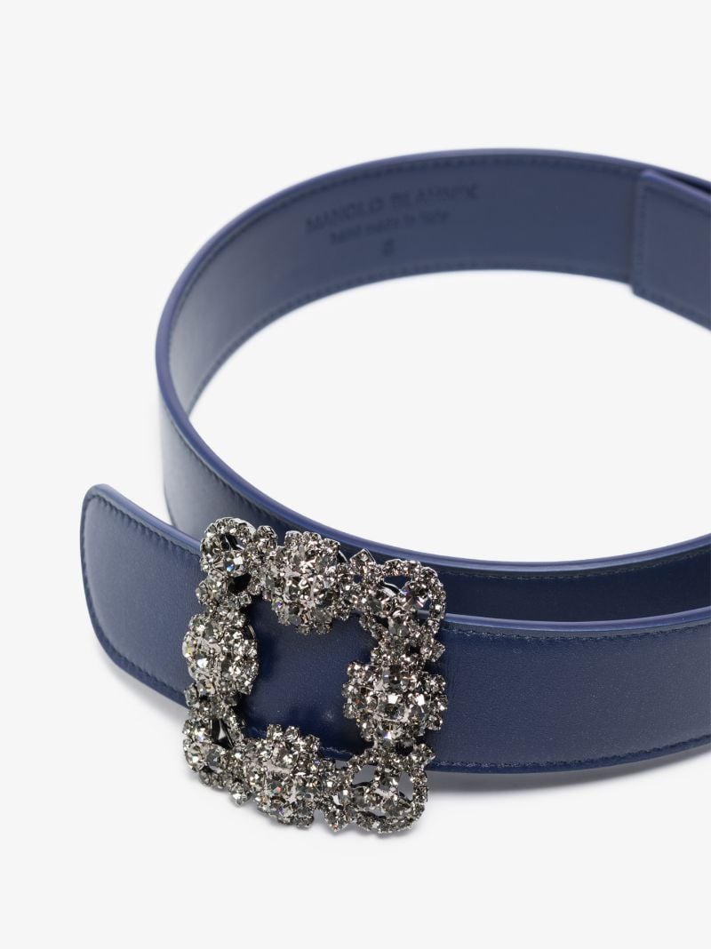 Blue Hangisi Leather Belt