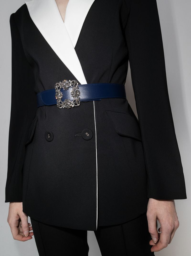 Blue Hangisi Leather Belt