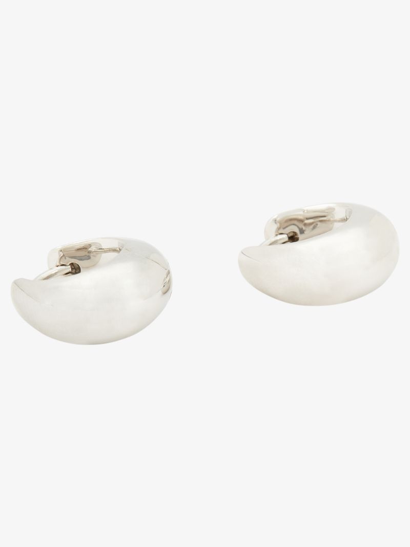 Sterling Silver Ice Small Hoop Earrings