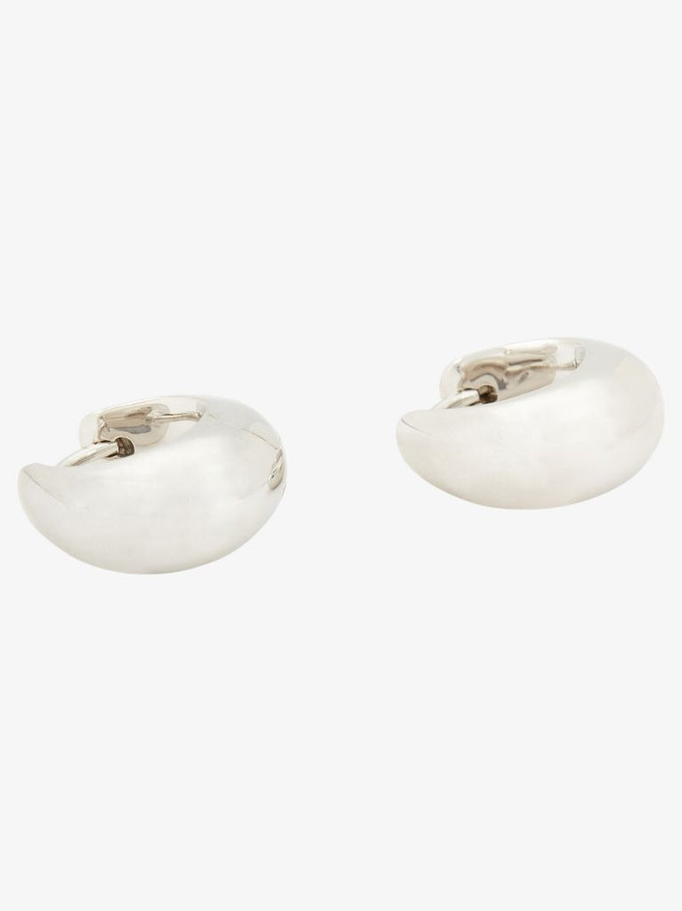 Sterling Silver Ice Small Hoop Earrings