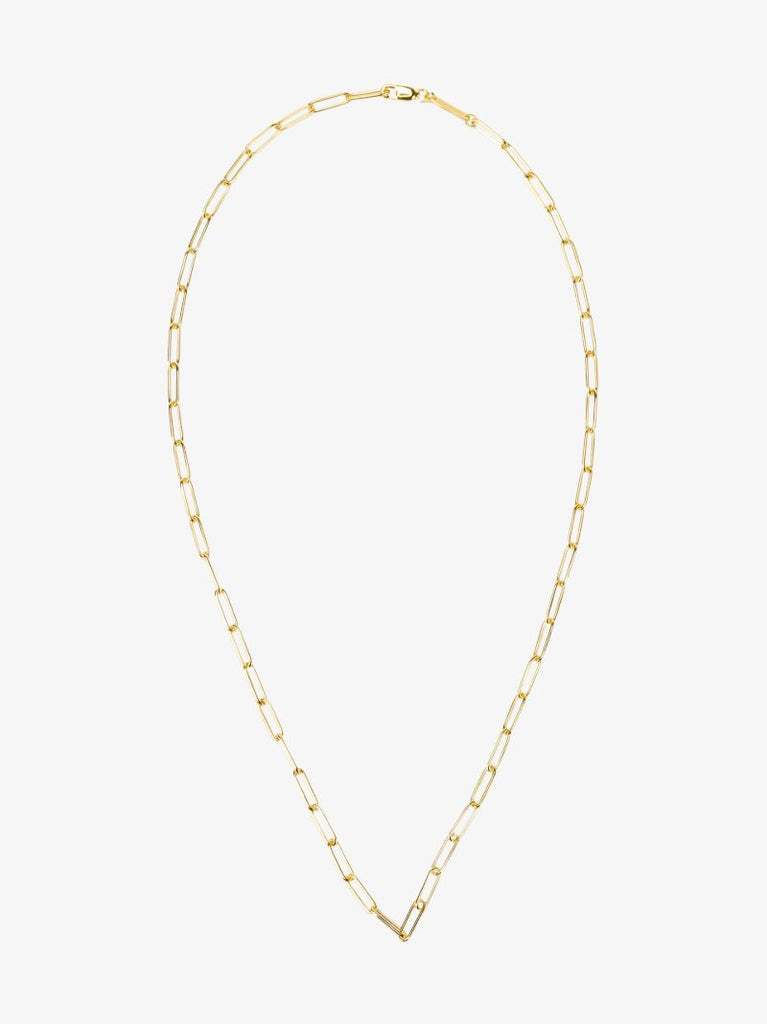 Gold-plated Box Chain Necklace