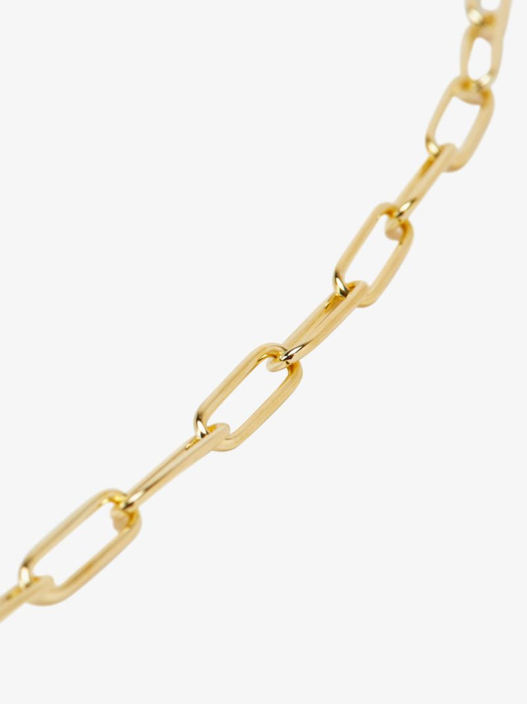 Gold-plated Box Chain Necklace