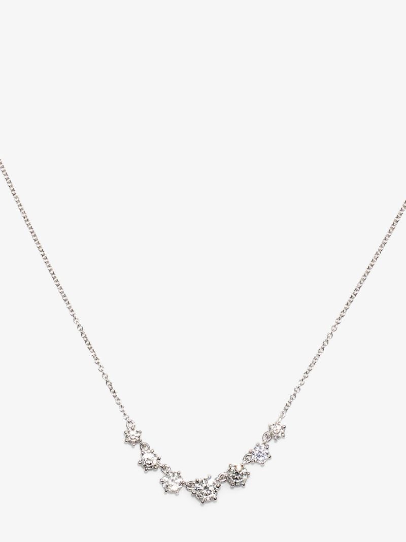 18k White Gold Penelope Small Diamond Necklace
