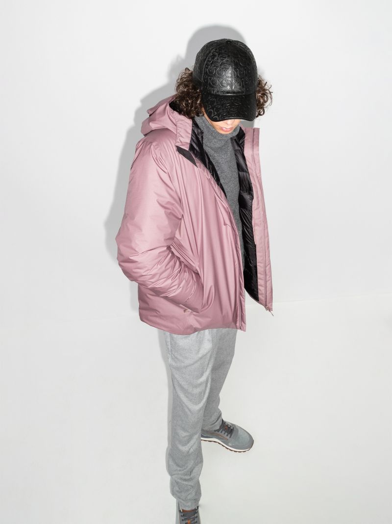 Black Gancini Leather Baseball Cap