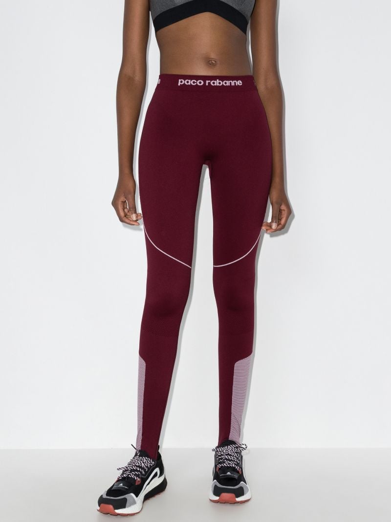 Logo Panelled Sports Leggings
