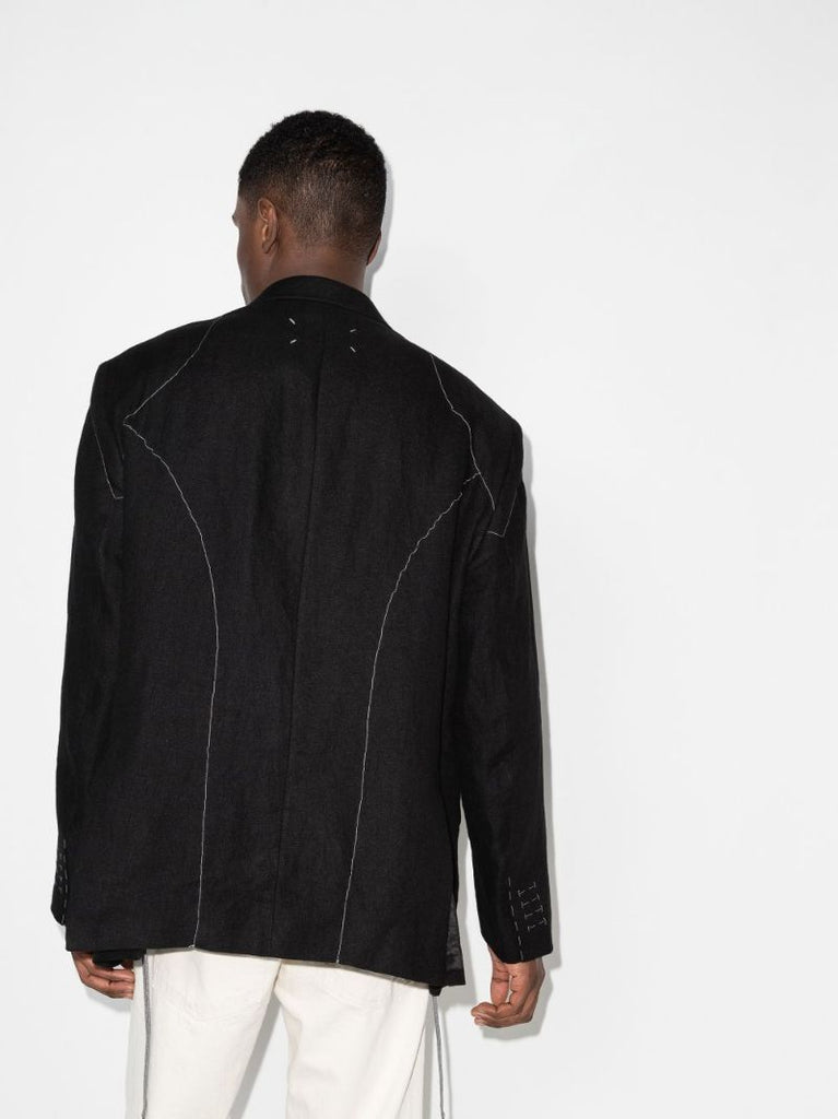Exposed-stitch Jacket