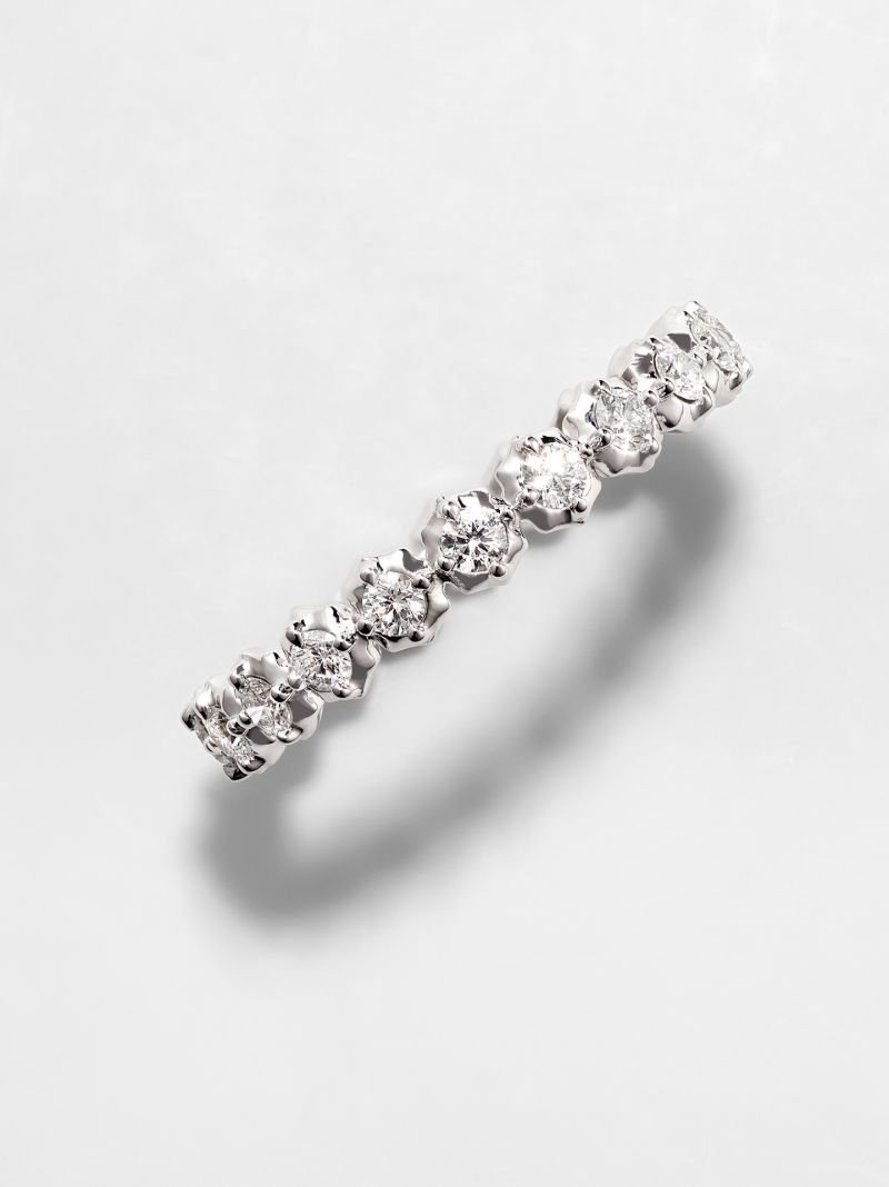 18k White Gold Sophisticate Diamond Eternity Ring