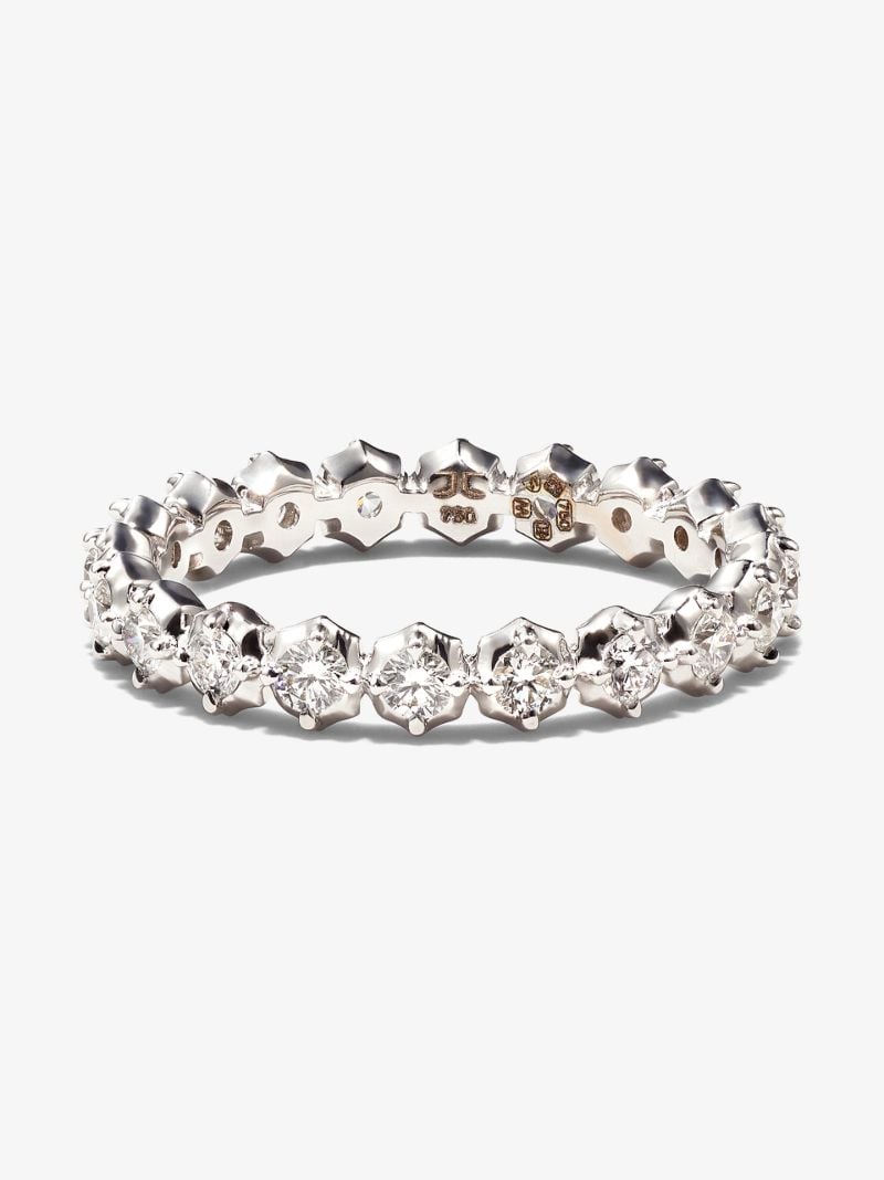 18k White Gold Sophisticate Diamond Eternity Ring