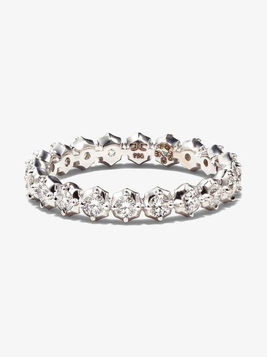 18k White Gold Sophisticate Diamond Eternity Ring
