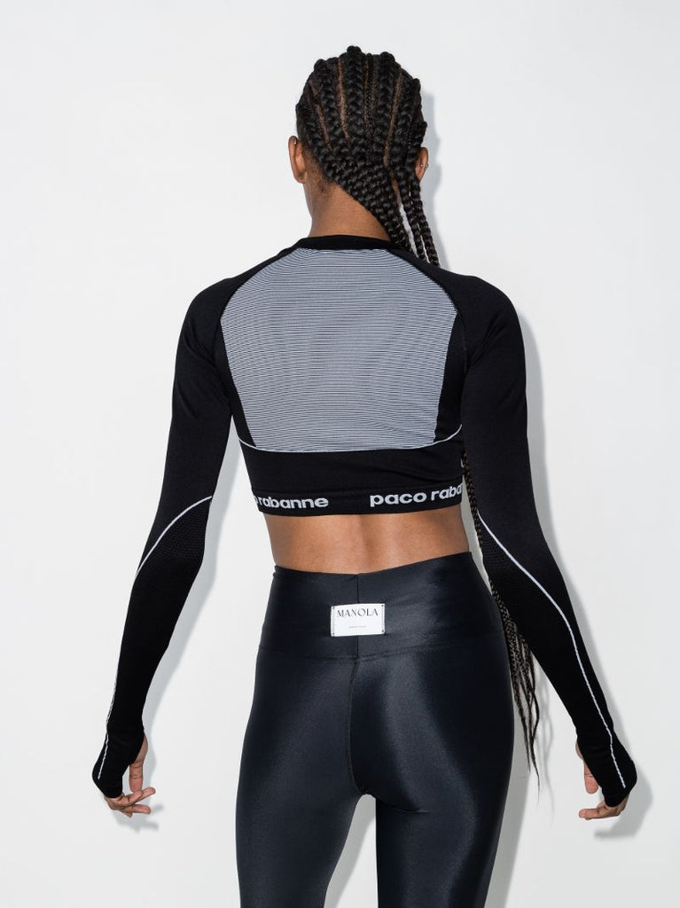 Logo Band Cropped Top
