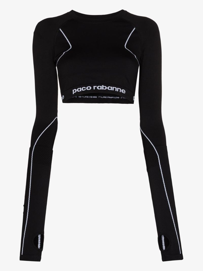 Logo Band Cropped Top