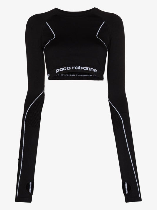 Logo Band Cropped Top
