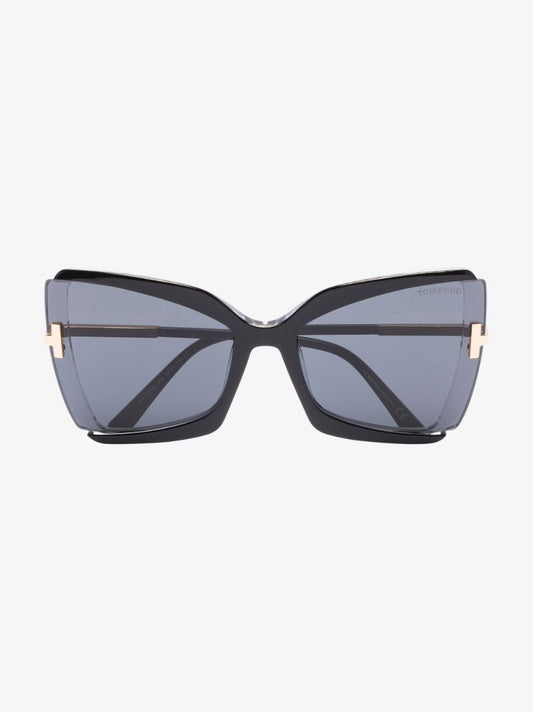 Black Gia Butterfly Frame Sunglasses