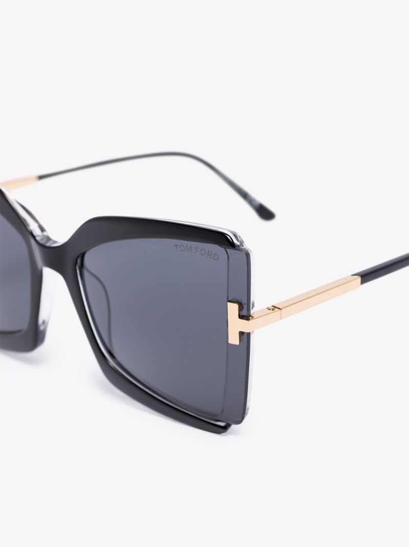 Black Gia Butterfly Frame Sunglasses