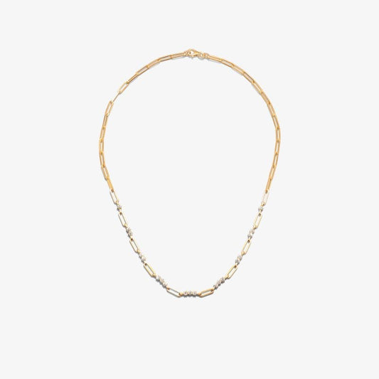 18k Yellow Gold Pia Diamond Chain Necklace