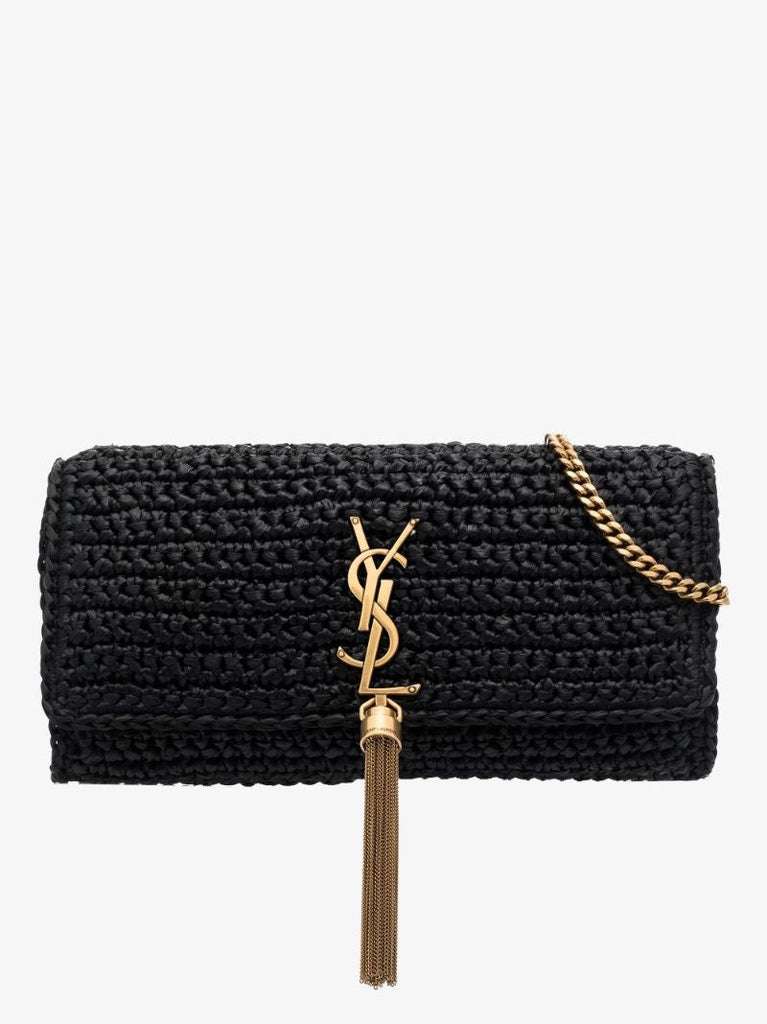 Black Kate 99 Raffia Shoulder Bag