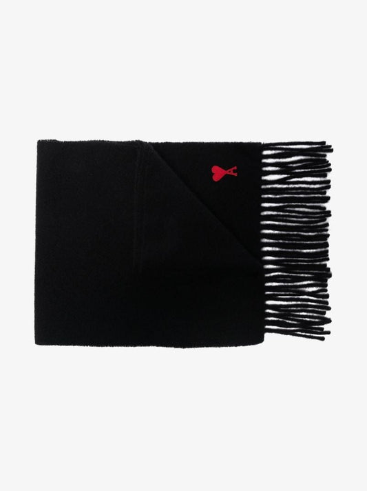 Black Ami De Coeur Wool Scarf
