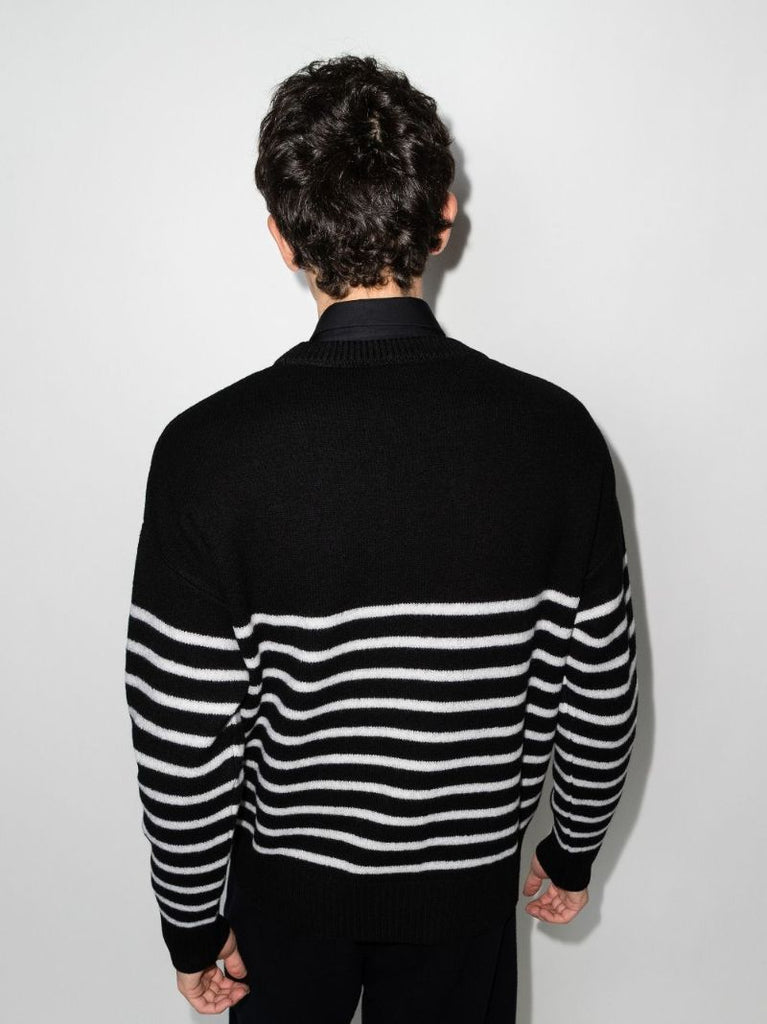 Ami De Coeur Stripe Wool Sweater