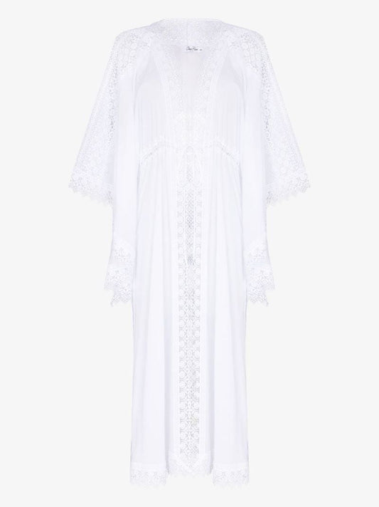 Angela Guipure Lace Trim Kaftan