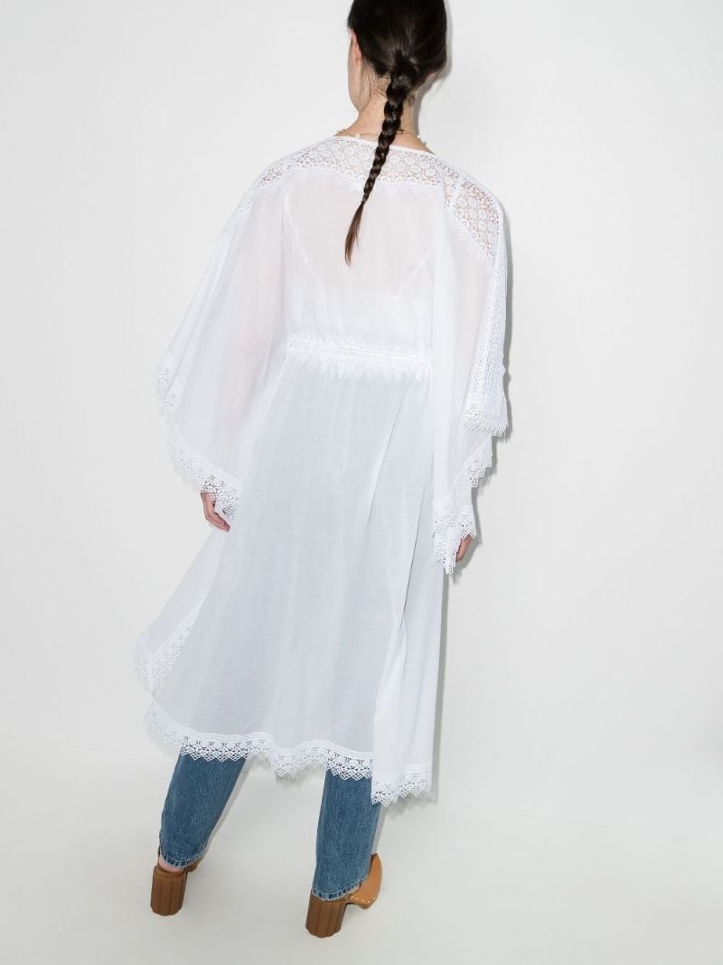 Angela Guipure Lace Trim Kaftan