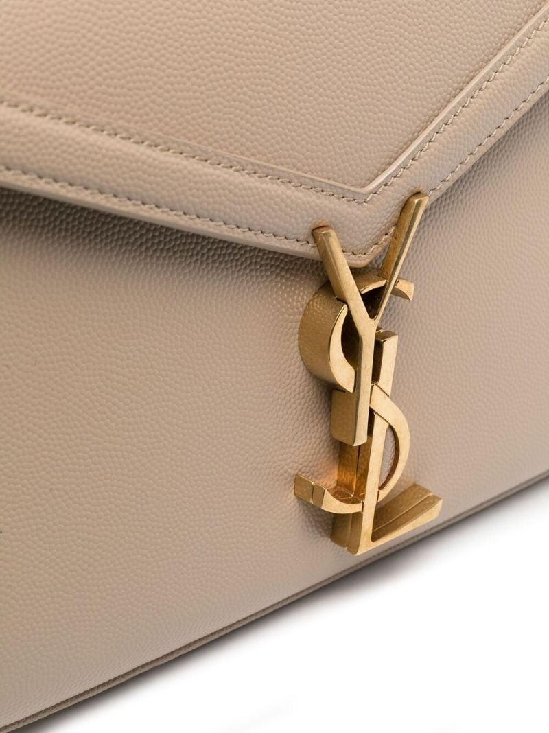 Neutral Cassandra Mini Leather Top Handle Bag