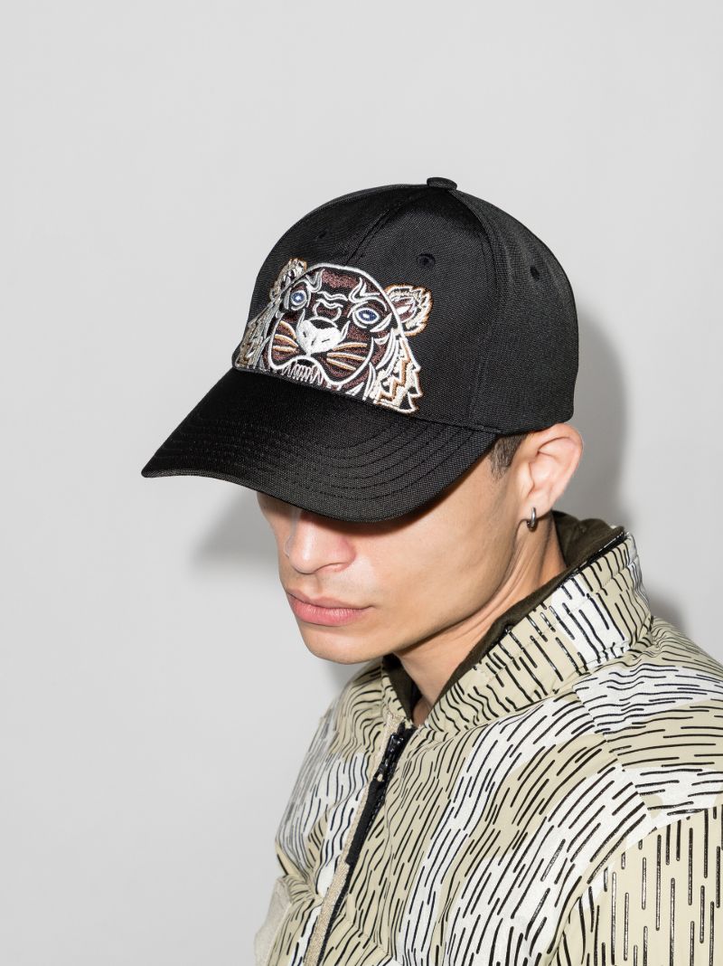 Black Kampus Tiger Baseball Cap