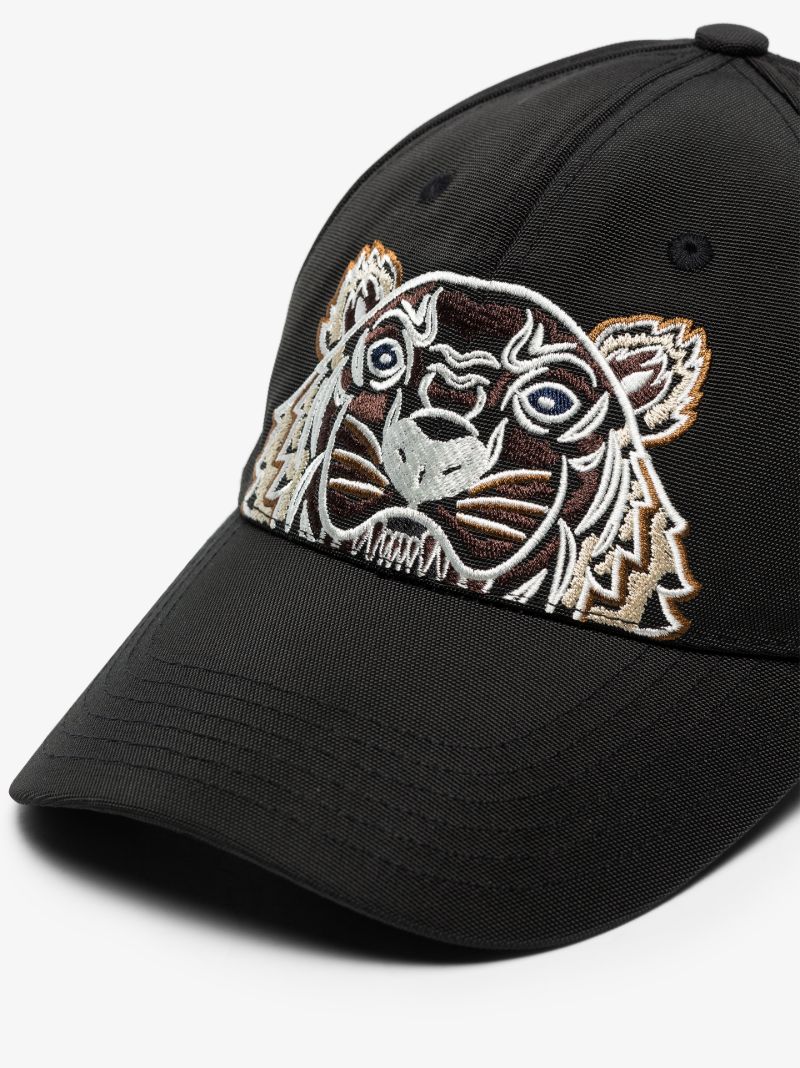 Black Kampus Tiger Baseball Cap