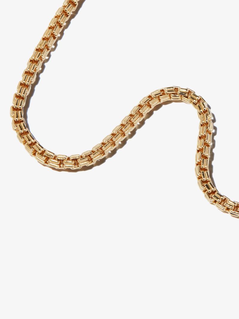 Gold-plated Venetian Double M Chain Bracelet