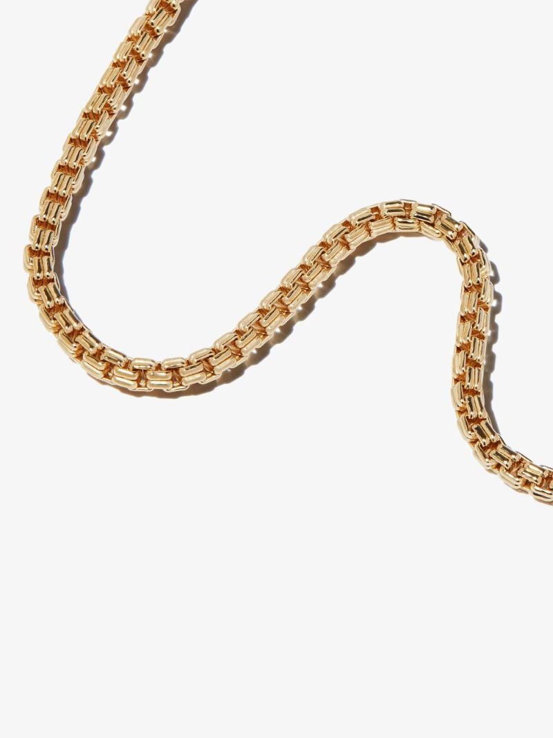 Gold-plated Venetian Double M Chain Bracelet