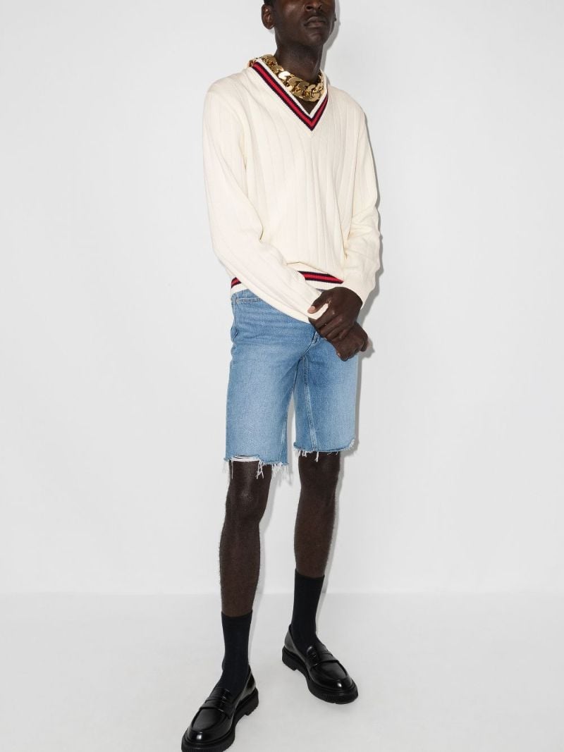 Neutral Logo Patch Cotton Sweater