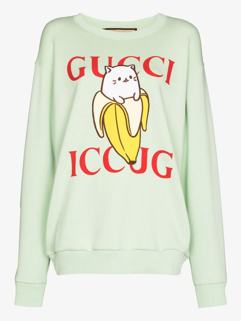 Bananya Printed Cotton Sweatshirt