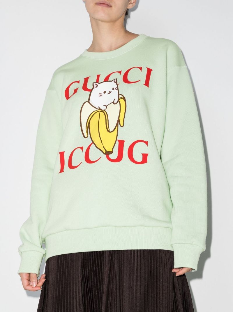 Bananya Printed Cotton Sweatshirt