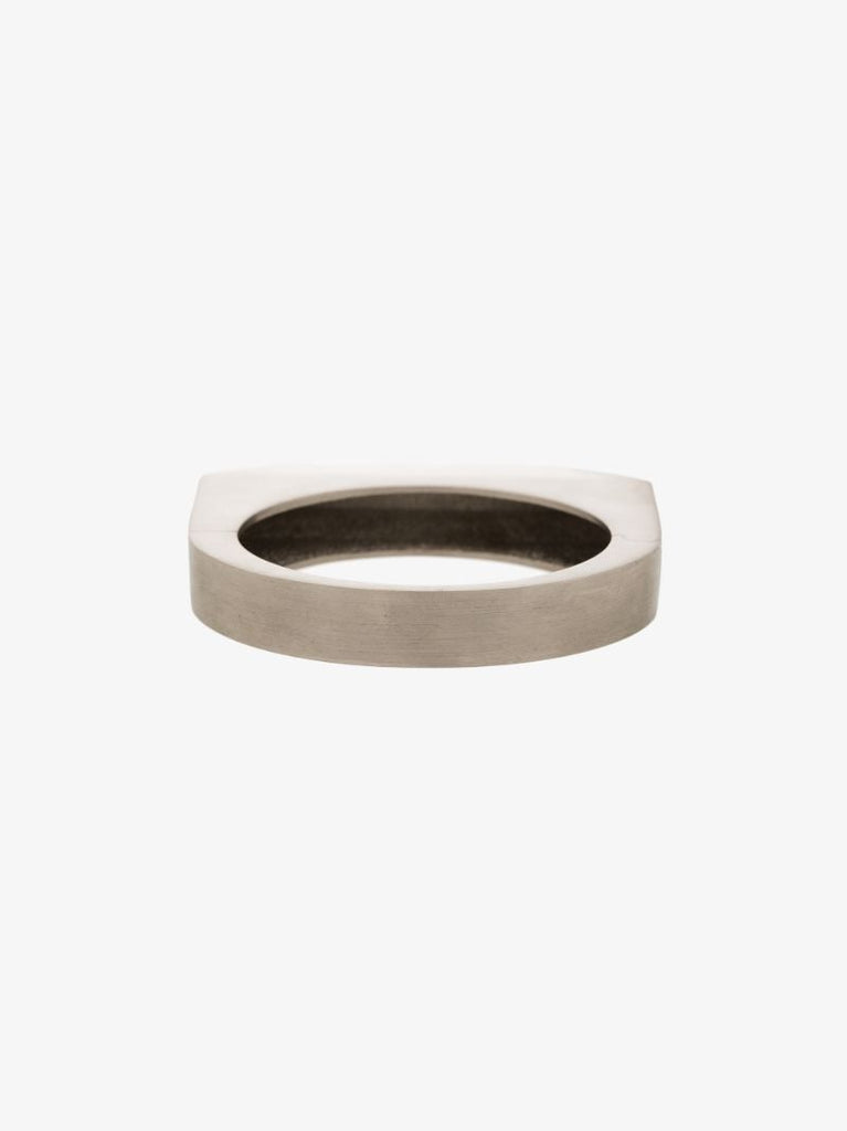 Silver Tone Bevelled Crystal Bangle Bracelet