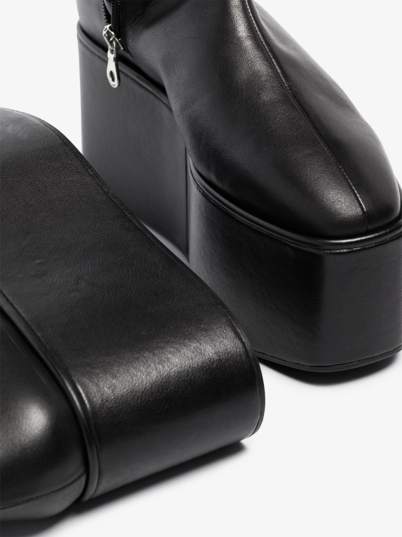 Black Corinthia 90 Leather Boots