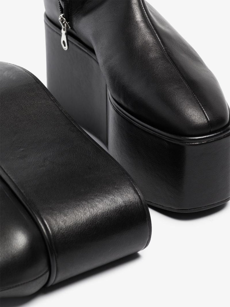 Black Corinthia 90 Leather Boots