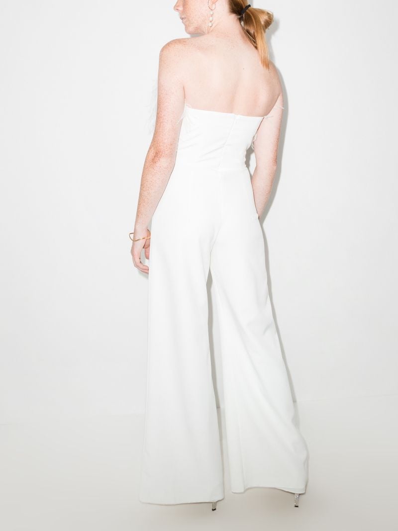 Taree Feather Trim Jumpsuit