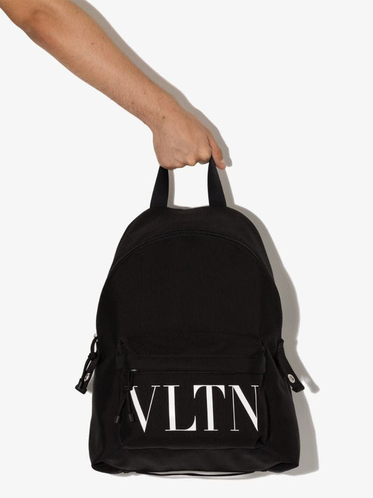 Black Vltn Logo Backpack