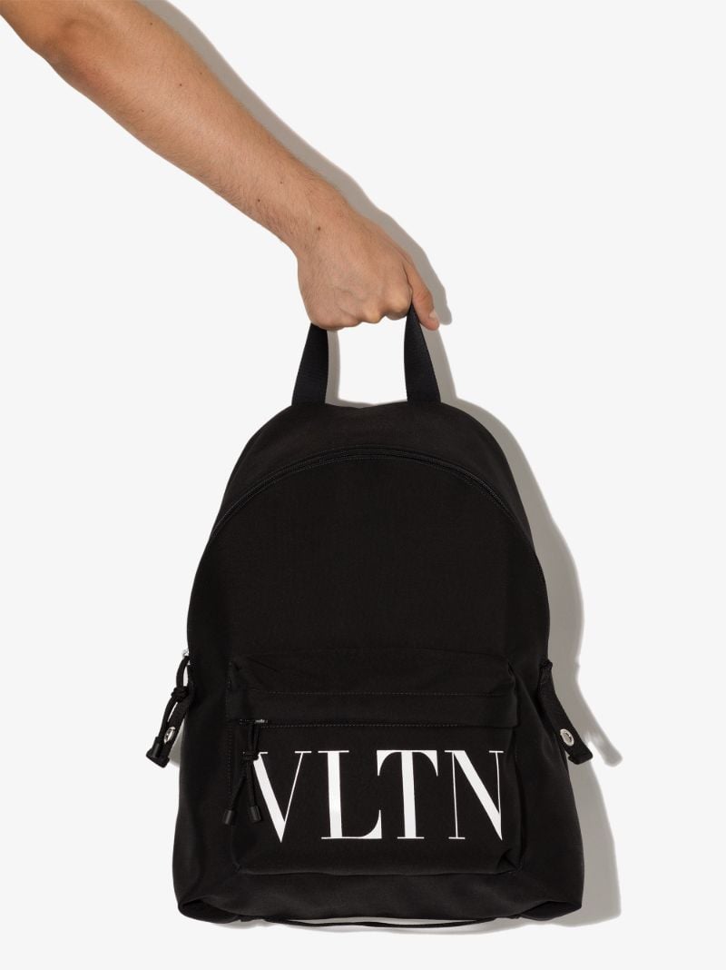 Black Vltn Logo Backpack