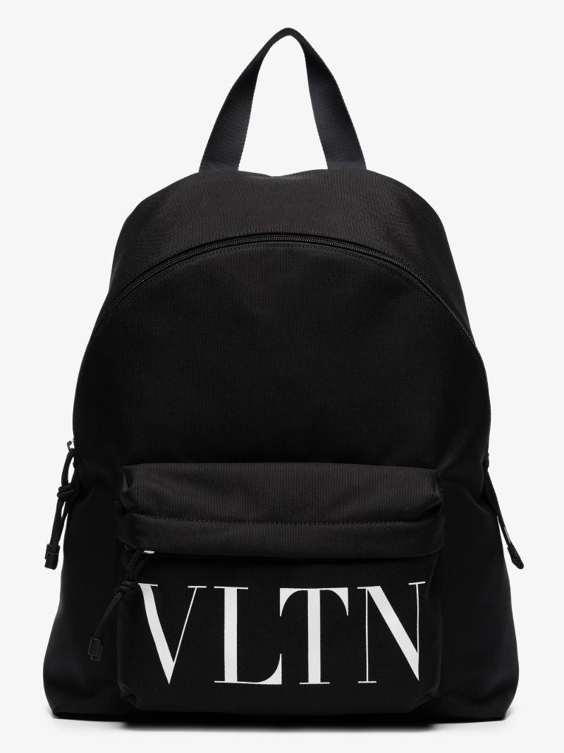 Black Vltn Logo Backpack