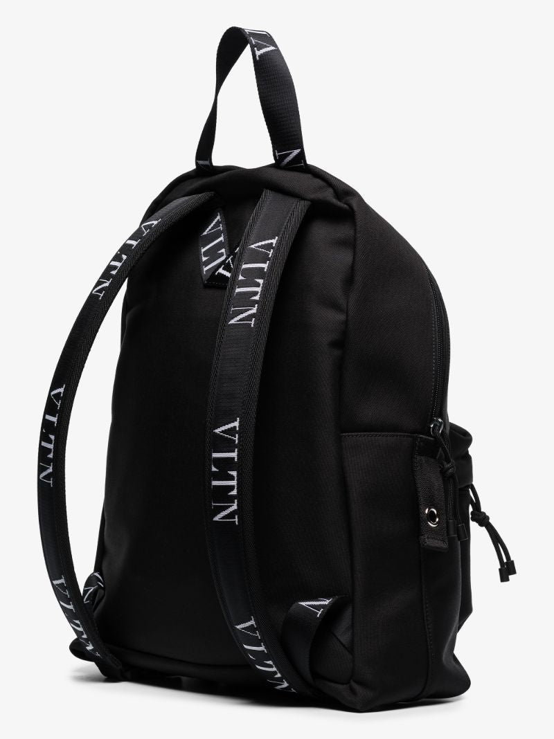 Black Vltn Logo Backpack