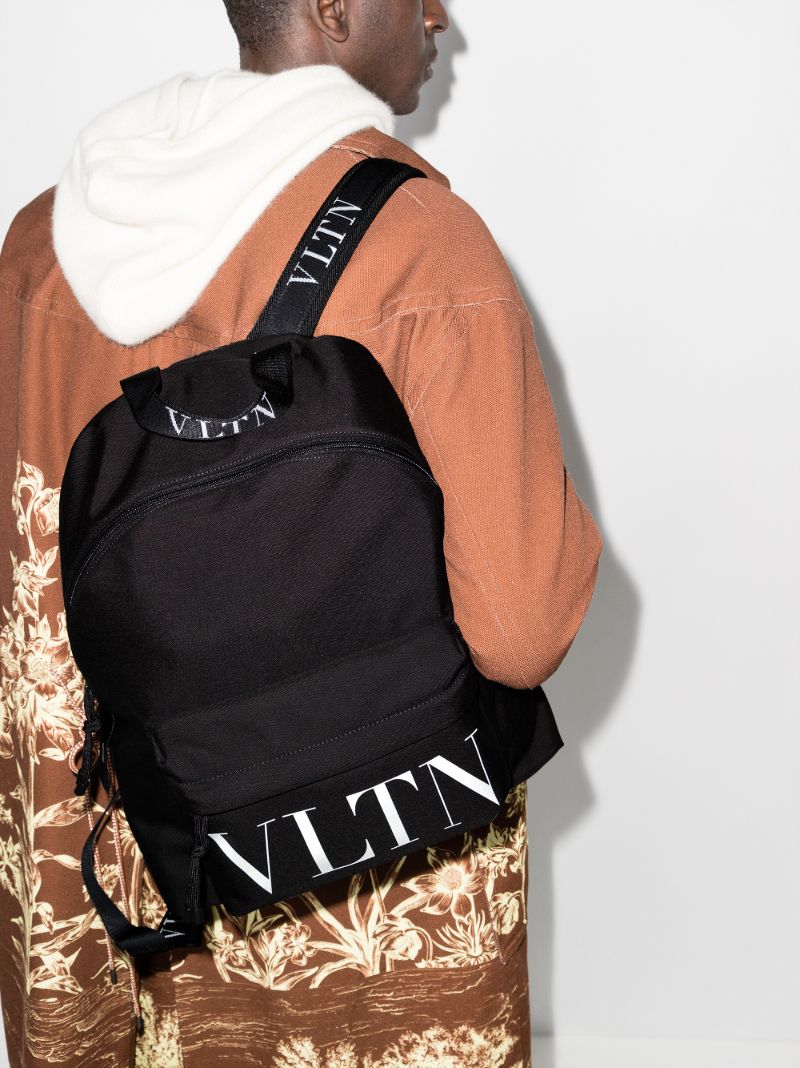 Black Vltn Logo Backpack