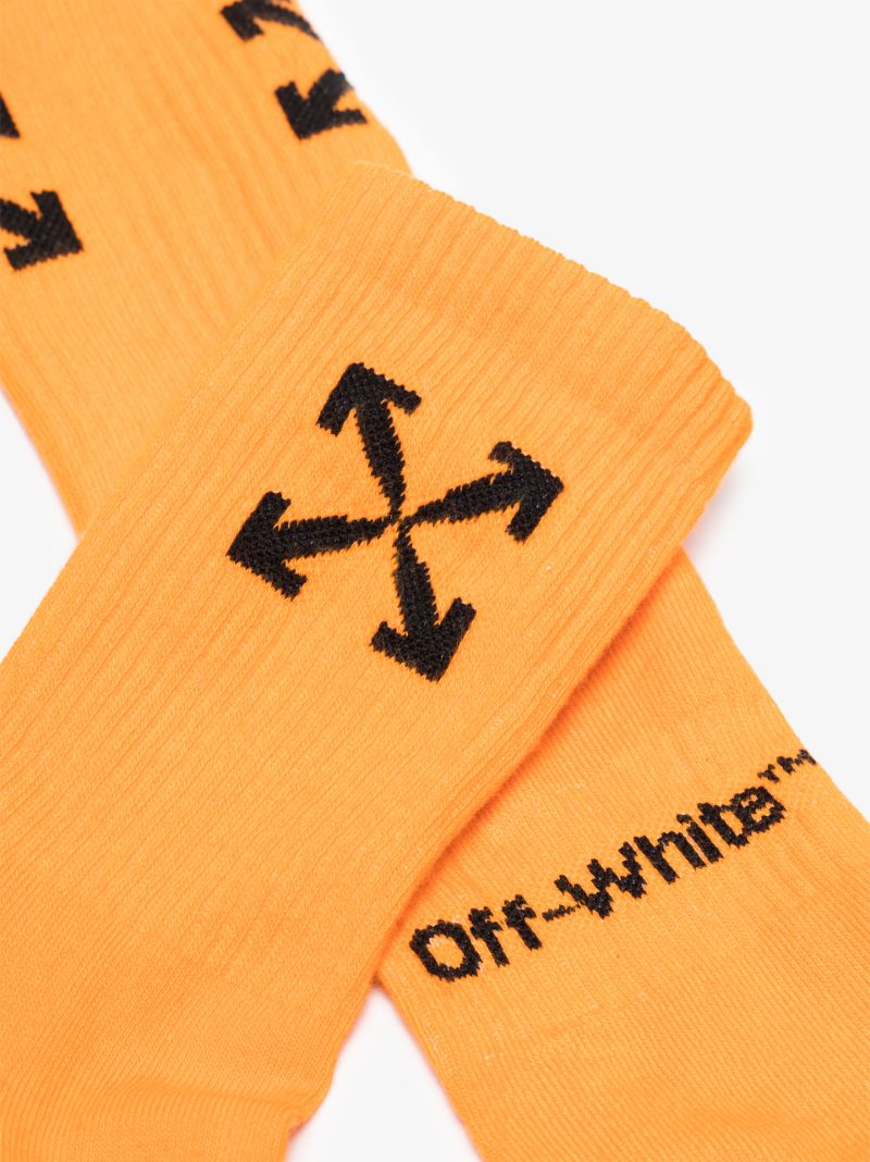 Orange Arrows Logo Socks