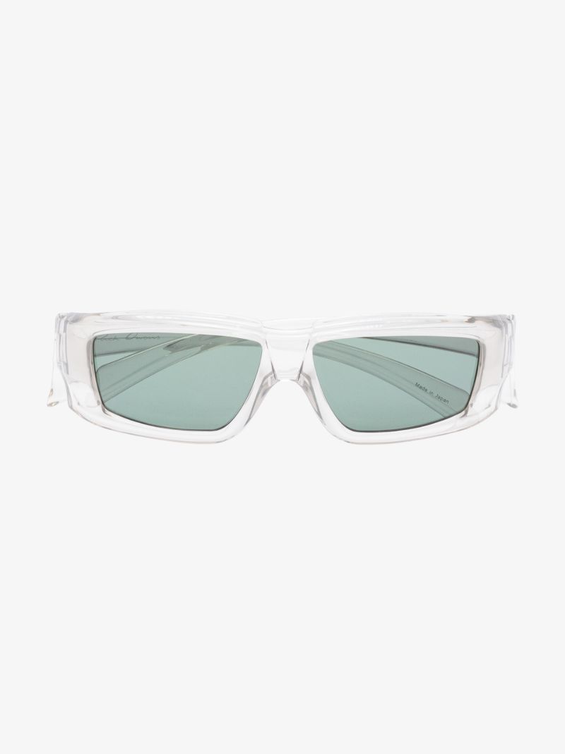 Clear Rectangular Sunglasses