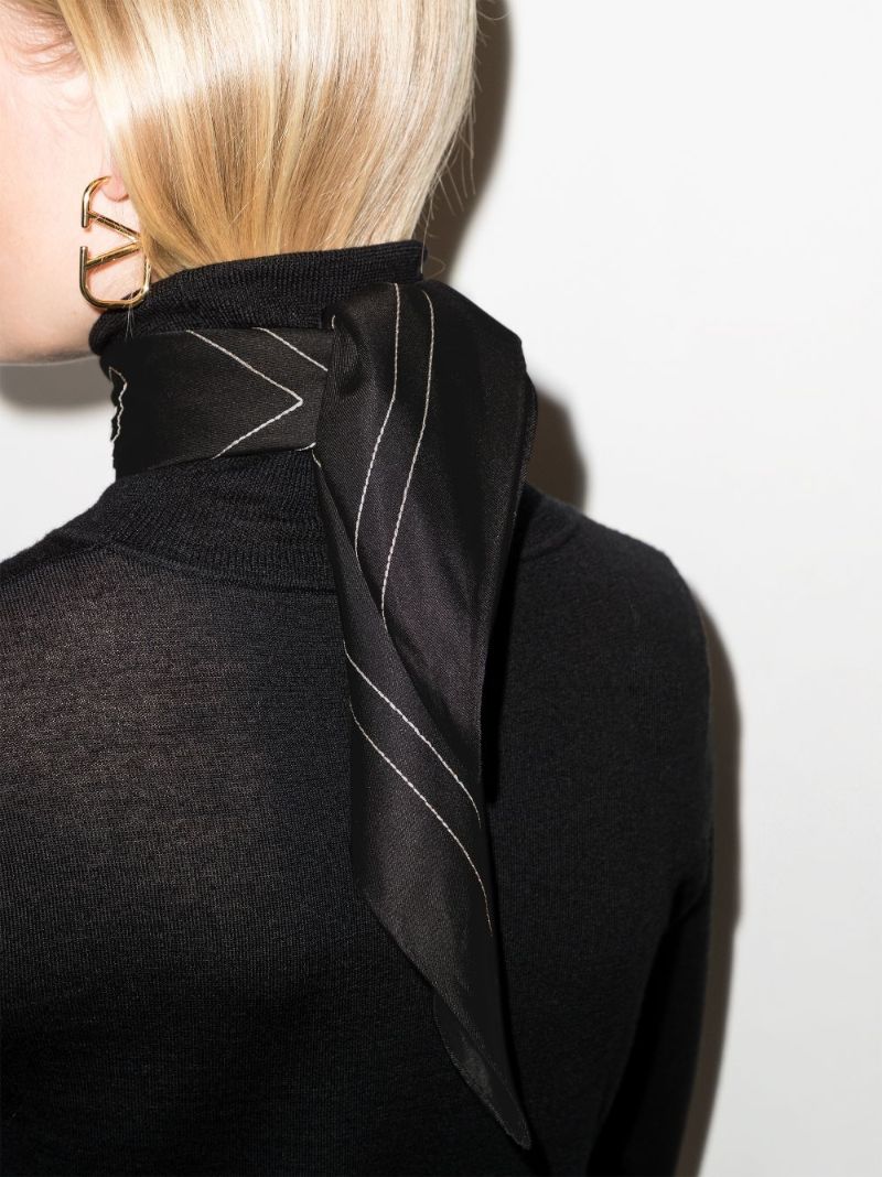 Black Pantelleria Scarf