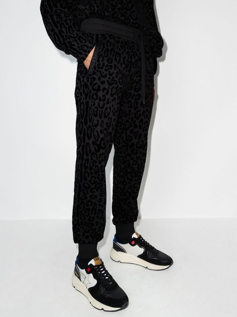 Leopard Print Track Pants