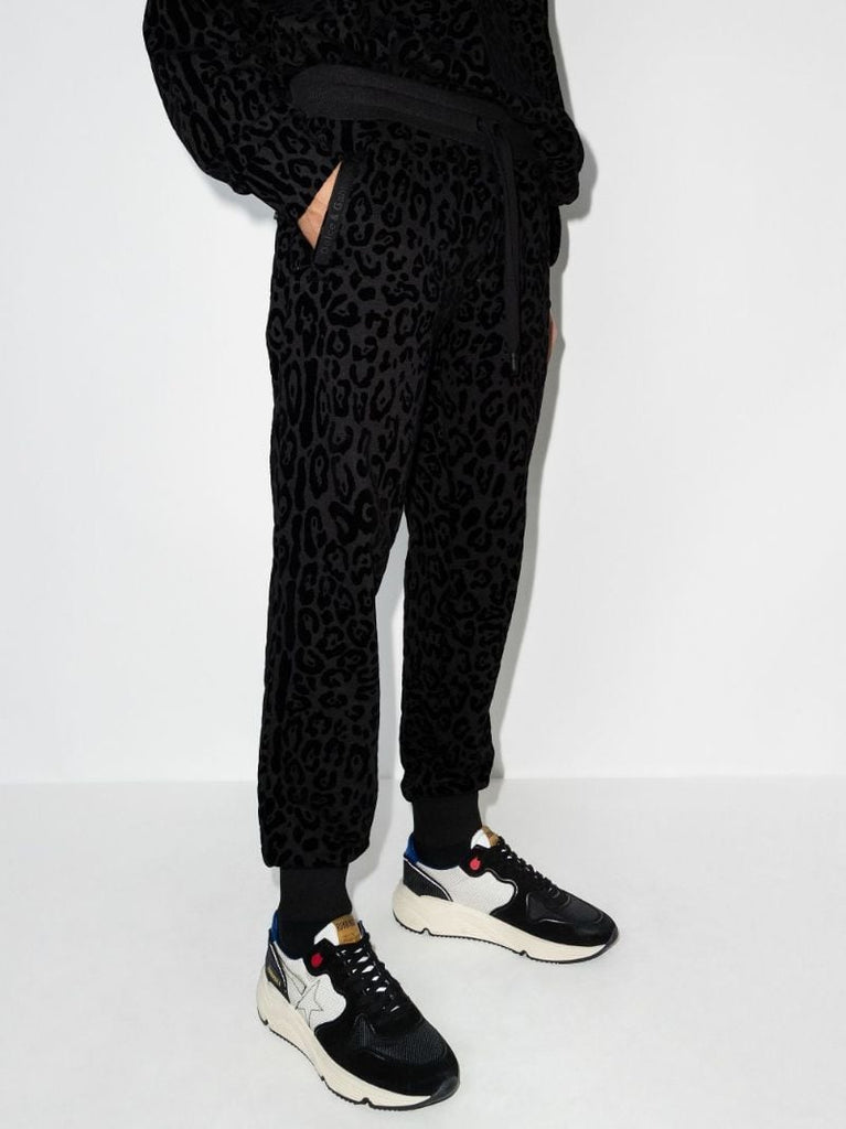 Leopard Print Track Pants