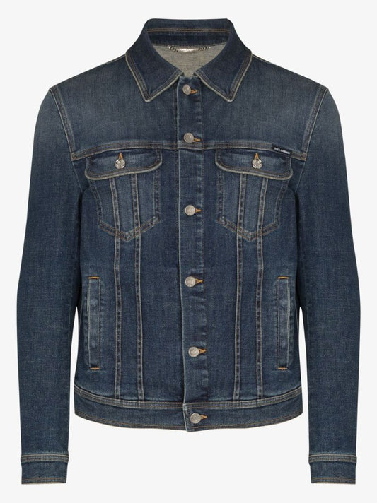Logo Plaque Denim Jacket