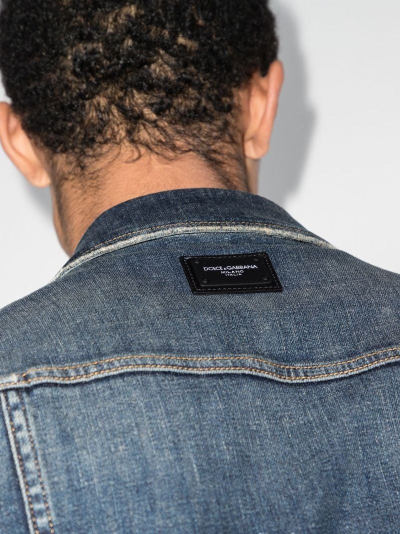 Logo Plaque Denim Jacket