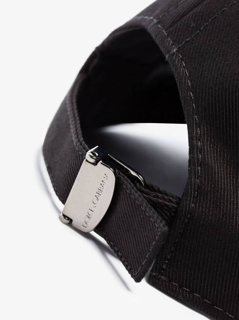 Black Logo Plaque Baseball Cap