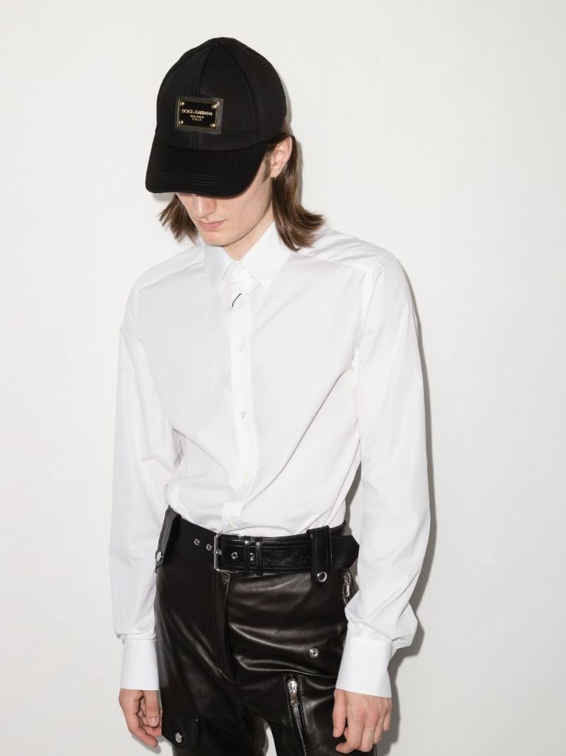 Black Logo Plaque Baseball Cap